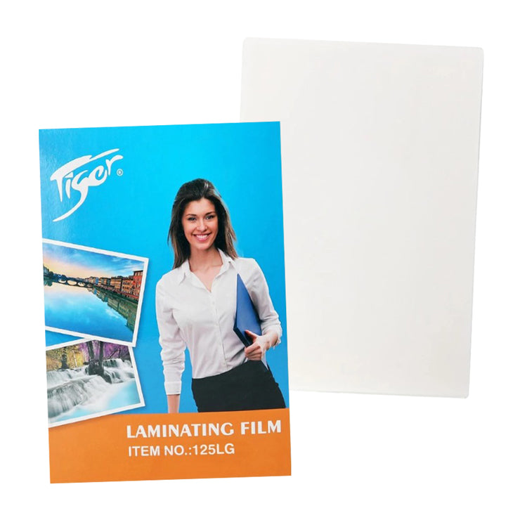 Tiger Laminating Sheet 125 LG Legal Size 125 Microns 100s - Office Supplies