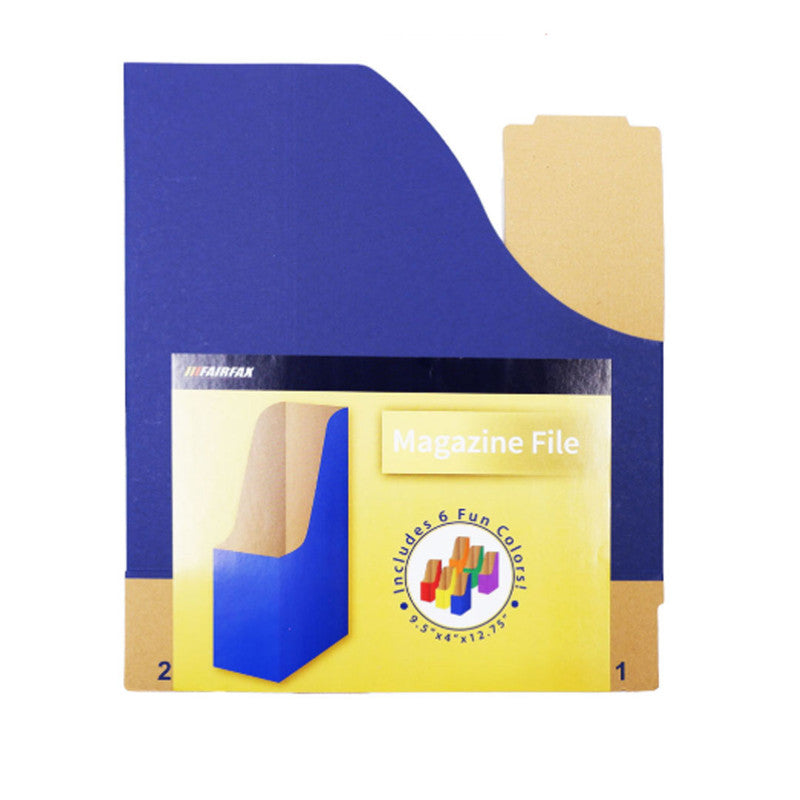 Magazine Holder 9.5x4x12.75 inches Plain, Sky Blue