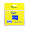 Scripti Sticky Note 3x4 Inches 100 Sheets - School & Office Supplies