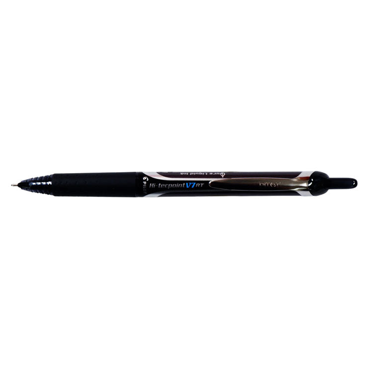 Pilot Hi Tech Point Retractable Rollerball Pen BXRTV7 Black 0.7mm
