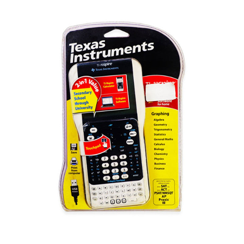 Texas Instrument Financial Calculator TI Inspire W Touch Pad Plus Software