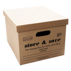 Storage Box 2027 Kraft Store And Save 10 5 8 x 15 1 4 x 12 5 8 - Storage Boxes