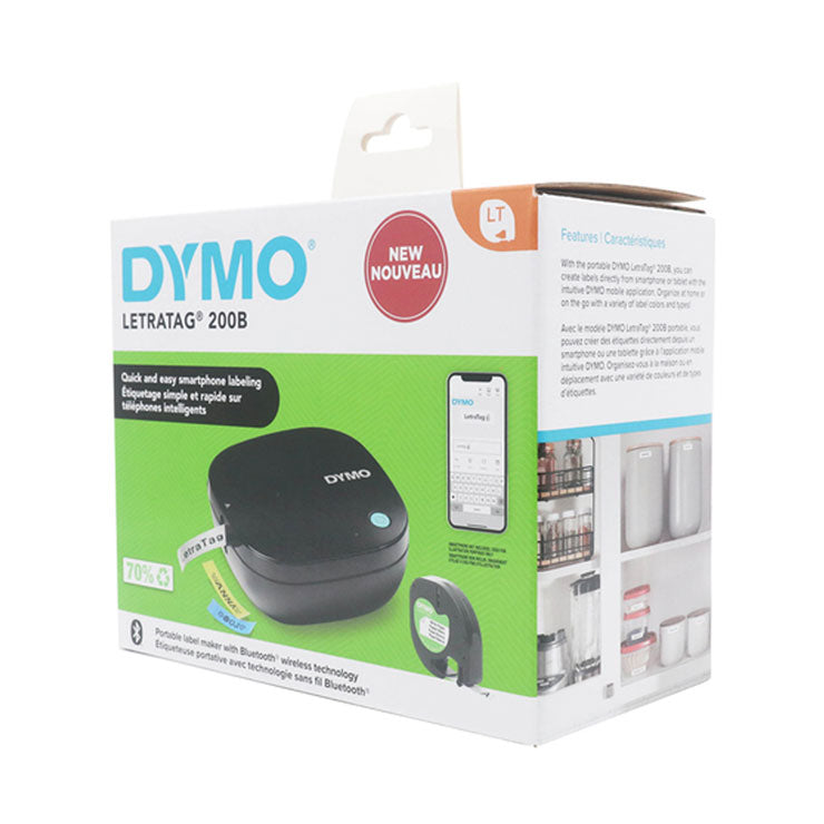 Dymo Labelling Machine 200B Black Bluetooth Connection / Battery Operated - Filing Supplies