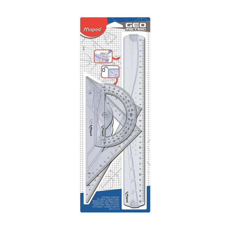 Maped Math Set Graphic Maxi 242767- School Supplies