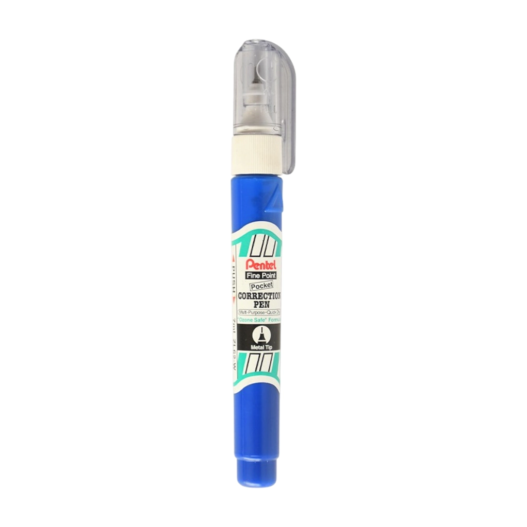 Pentel Correction Pen Metal Tip 7ml Zl62Wt64A01Zl62 - School & Office Supplies