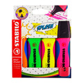 Stabilo Boss Splash Highlighter In Hanging Cardboard 75/4 4's