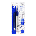 Staedtler Compass Set With Pencil And Adaptor Blue/Silver 550 55 BK - School Supplies
