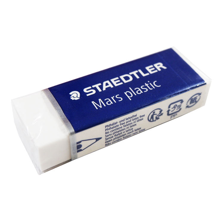 Staedtler Plastic Eraser Mars White 65x23x13mm 526 50