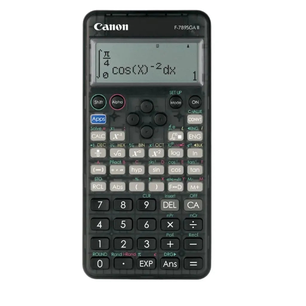 Canon Scientific Calculator F-789SGA II TBK Transparent 605 Functions AAA Battery Operated