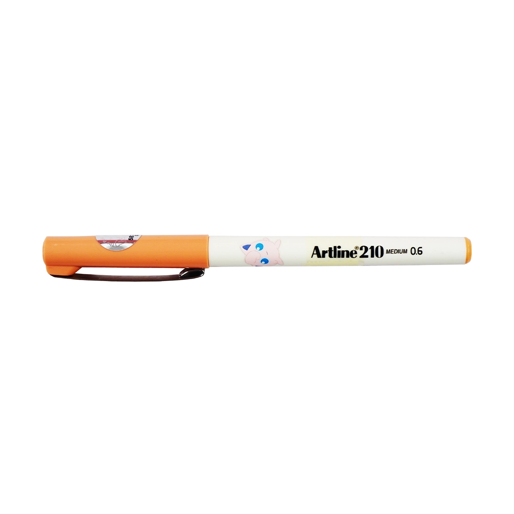 Artline Pokemon Sign Pen Apricot 0.6mm EK210NPM - School & Office Supplies - Writing