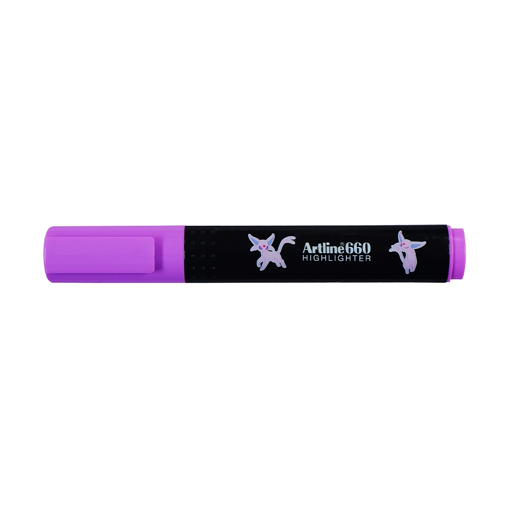 Artline Pokemon Highlighter Fluorescent Purple EK660NPM - School & Office Supplies - Writing