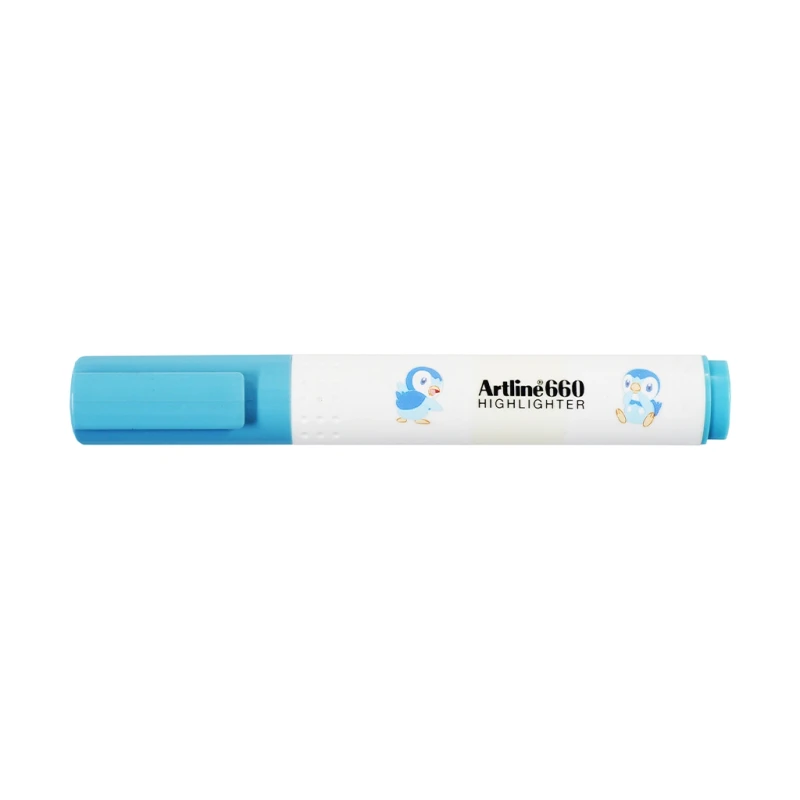 Artline Pokemon Highlighter Pastel Blue EK660NPM - School & Office Supplies - Writing
