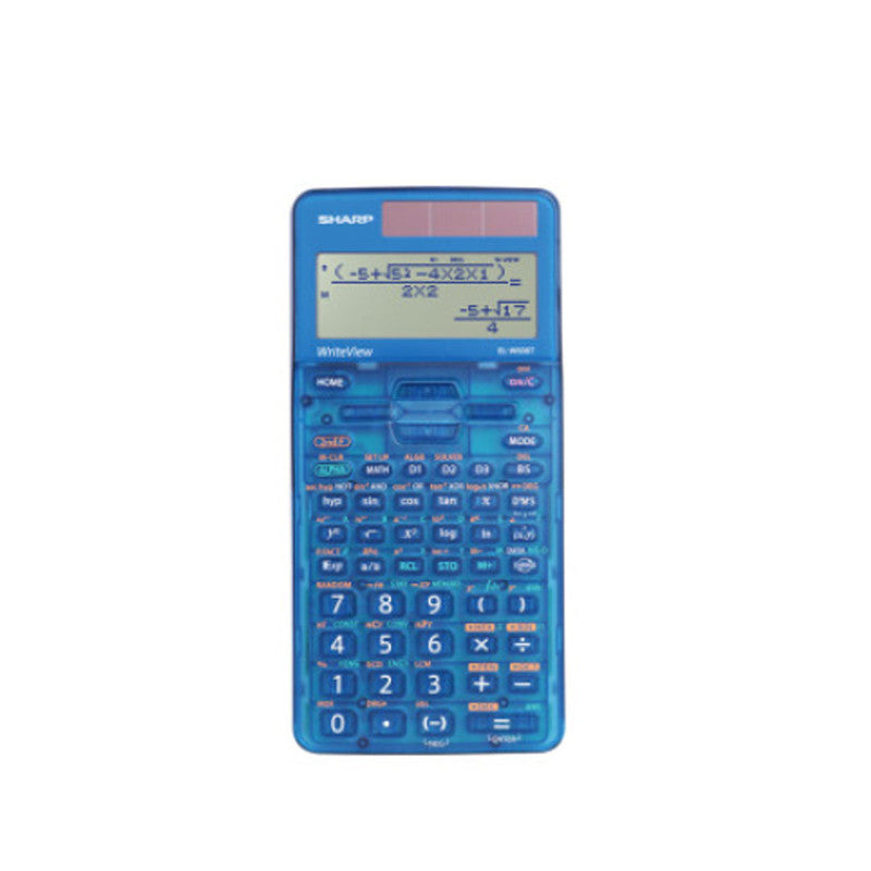 Sharp Scientific Calculator EL-W506T-BL Transparent 640 Functions