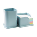 Sworld Pen Holder Blue With Memo Holder - Desk Sorters & Trays
