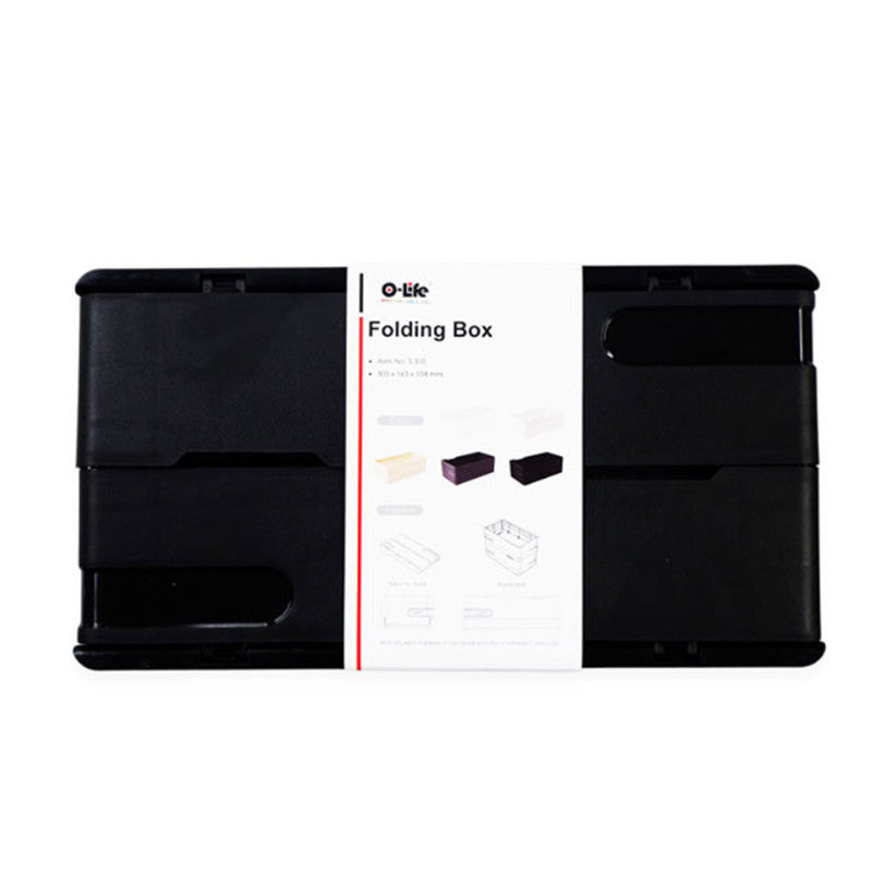 Olife Multi Purpose Box S-310-00 Black Foldable Box - Translucent