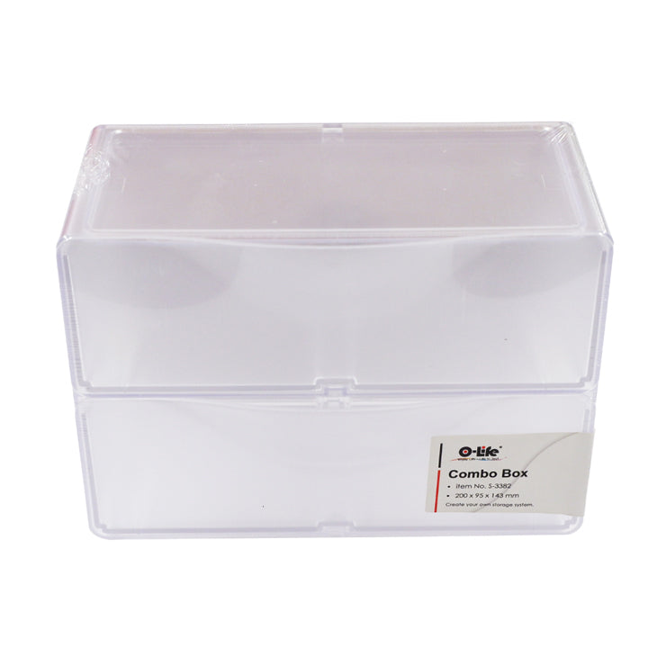 Olife Drawer Organizer S-3382-T01 2D Transparent - Combo Box - Office Accessories