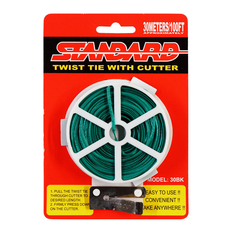 Cable Tie Twist, Green - Computer Accessories