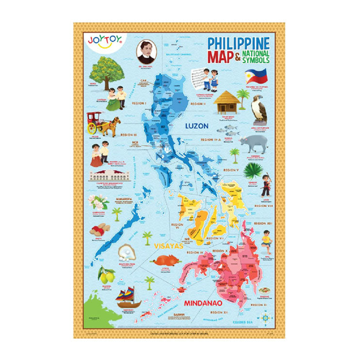 ET-609 Philippine Map & National Symbols