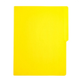 Best Buy Folder Colored Short Yellow - School & Office Supplies