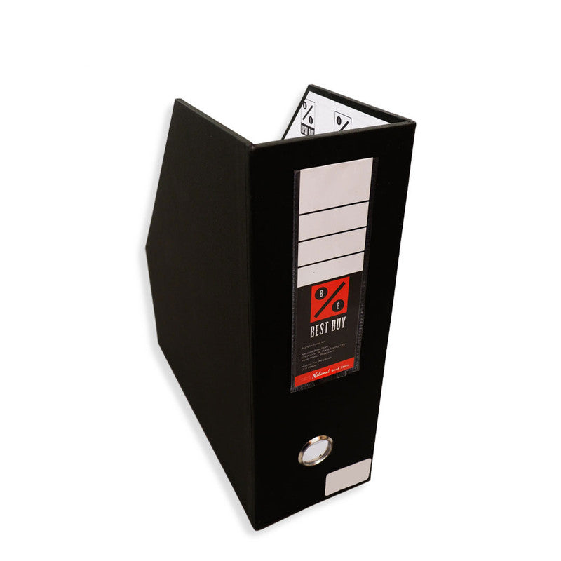 Best Buy Magazine Holder Vertical Open, Black