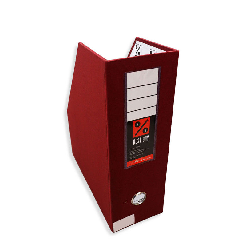 Best Buy Magazine Holder Vertical Open, Red
