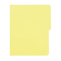 Evo Folder Plastic Short Pre Punched, Beige - School & Office Supplies