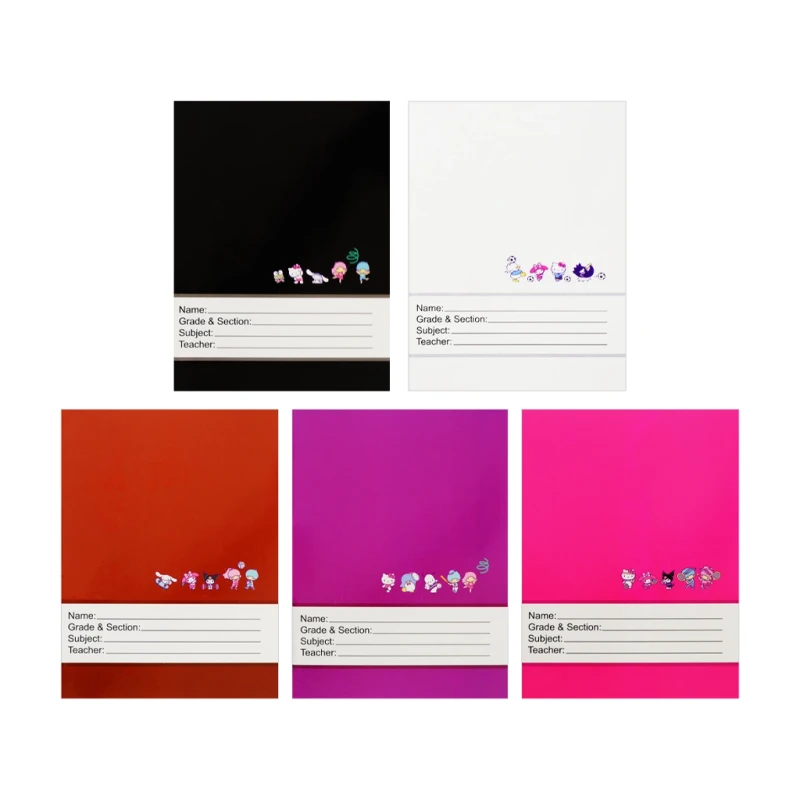Starnotes Writing Notebook 4025368 5-7/8x7-7/8IN6x.8.5 in Sanrio Coded #2 80's