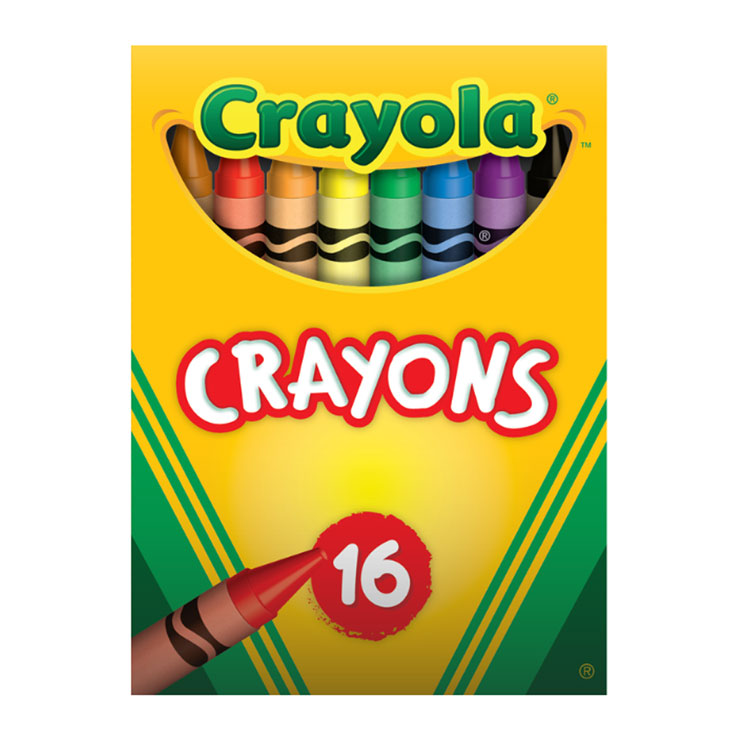 Crayola Classic Crayons 16 Colors - School & Office Supplies - Coloring