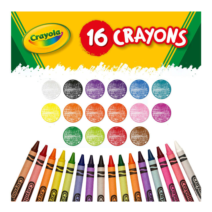Crayola Classic Crayons 16 Colors - School & Office Supplies - Coloring