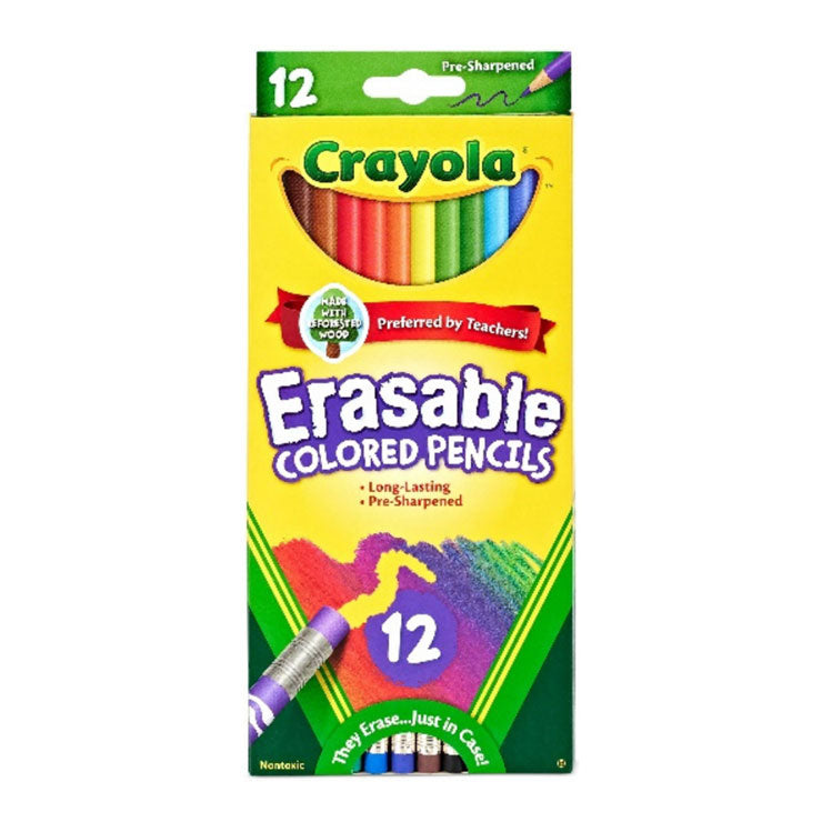 Crayola Colored Pencils 12 Colors - School & Office Supplies - Coloring