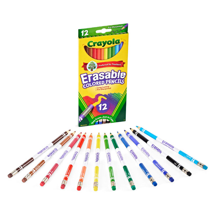 Crayola Colored Pencils 12 Colors - School & Office Supplies - Coloring