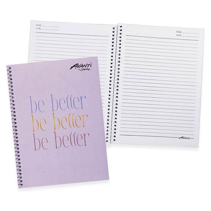 Avanti Spiral Notebook Printed 6x8.5 Inches 80 Sheets B3's (assorted) - Notebooks