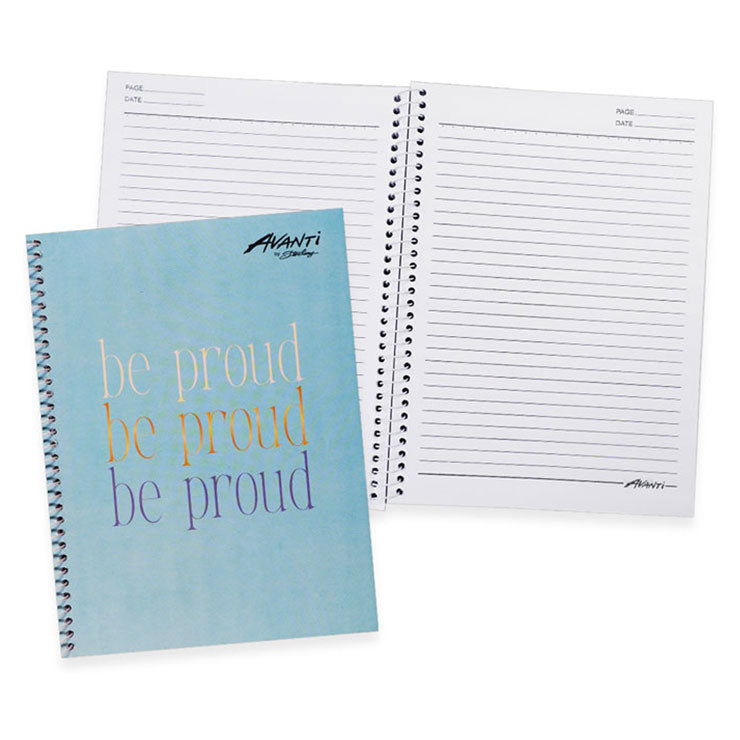 Avanti Spiral Notebook Printed 6x8.5 Inches 80 Sheets B3's (assorted) - Notebooks