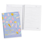Avanti Spiral Notebook Printed 6x8.5 Inches 80 Sheets Terrazzo Art (assorted) - Notebooks
