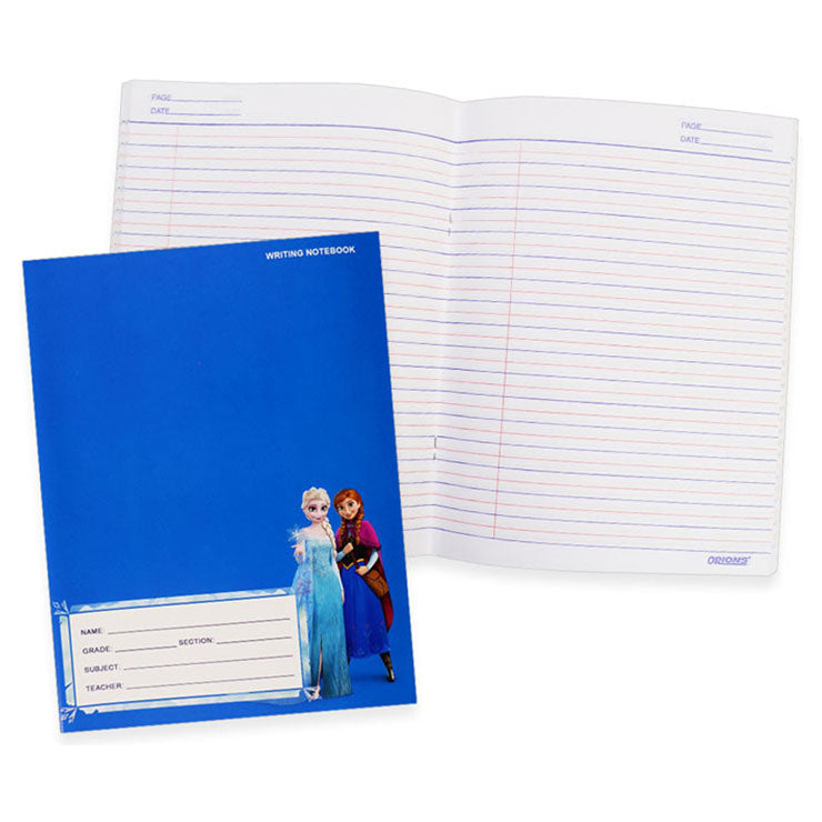 Orions Writing Notebook Color Coded 5.8x7.8In 80S Frozen (assorted) - Notebooks