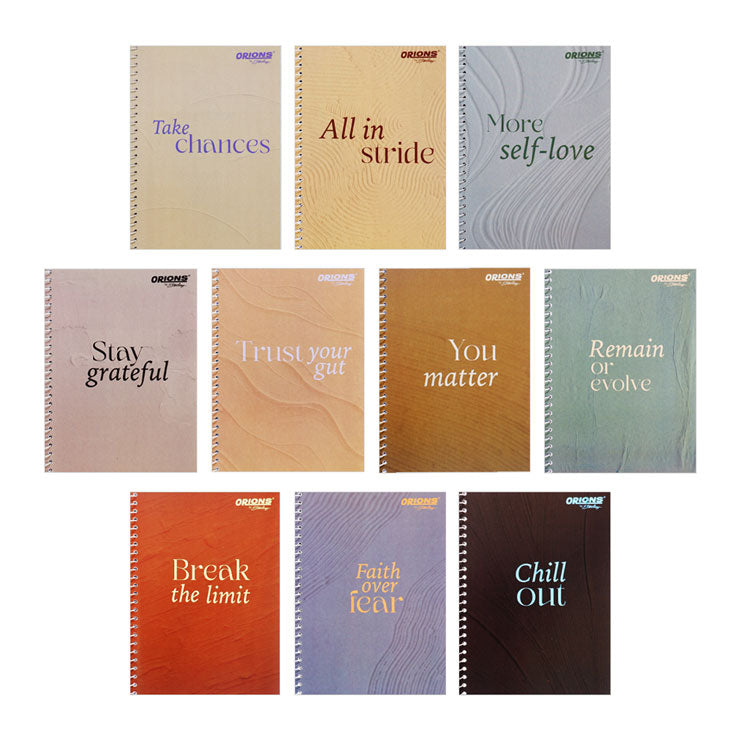 Orions Spiral Notebook 10131064 Neutral 5.8x7.8 in 80's
