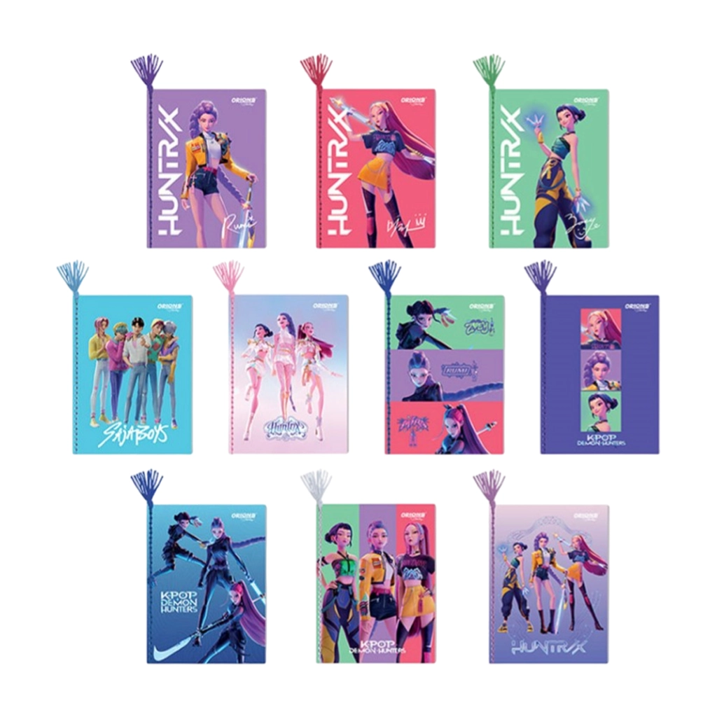Orions Yarn Notebook 10132061 5.8x7.8in 80s Kpop Demon Hunters - School Supplies