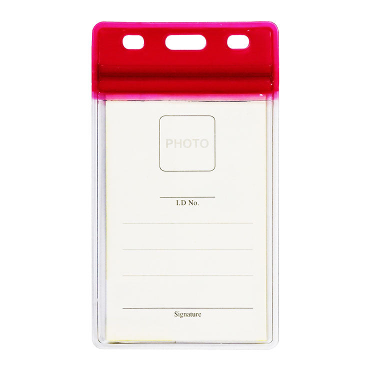 Long Life ID Jacket Vertical Red 5.5x8.5cm LL5C - School & Office Supplies