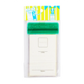 Long Life ID Jacket Ll5C 5.5x8.5cm Vertical, Dark Green - Data Covers & Cases