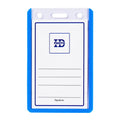 Long Life ID Jacket Vertical Water Proof Blue 5.5x9cm HV67C - School & Office Supplies