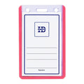 Long Life ID Jacket HV67C 5.5x9cm Vertical Water Proof, Pink