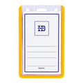 Long Life ID Jacket Vertical Water Proof Yellow 5.5x9cm HV67C - School & Office Supplies