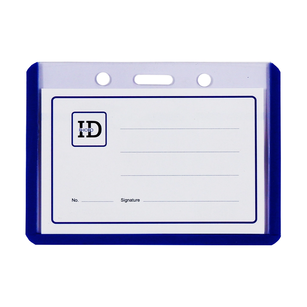 Long Life ID Jacket Hh100Sc 8.5x5.5cm Horizontal, Dark Blue - Data Covers & Cases