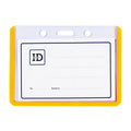 Long Life ID Jacket Horizontal Yellow 8.5x5.5cm HH100SC - School & Office Supplies