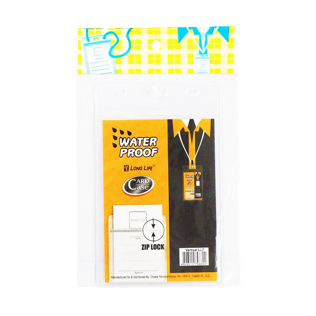 Long Life ID Jacket Ll7 8.4x13.2cm Vertical with Header - Data Covers & Cases