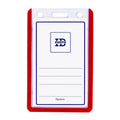 Long Life Id Jacket Vertical Water Proof 5.5x9cm HV67C, Red - ID Holders & Lanyards