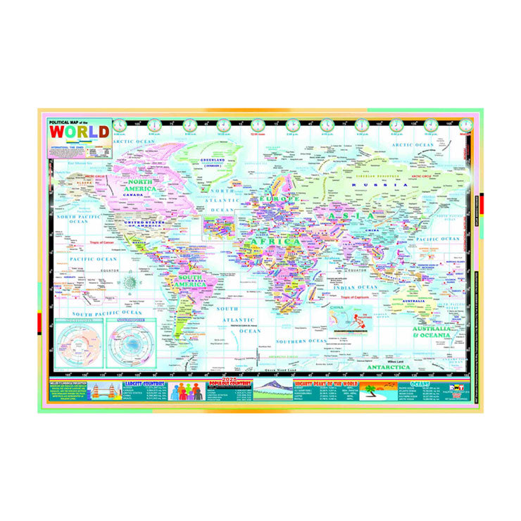 Political Map of the World 2018