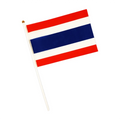 Flag Nylon with Plastic Stick 13x21cm, Thailand - Teacher's Tools
