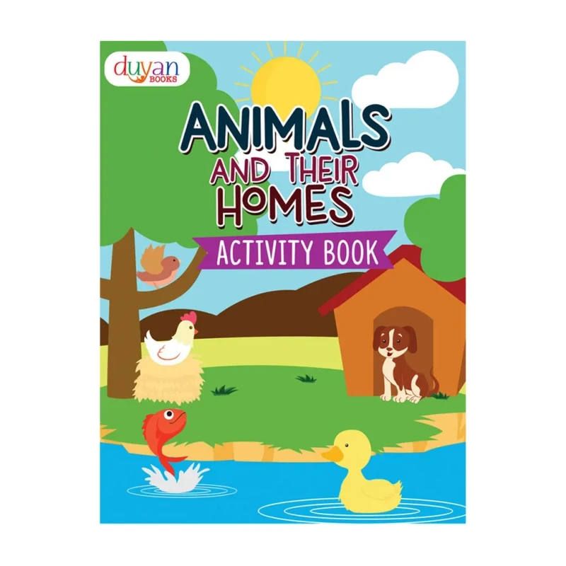 Animals And Their Homes Trade Paperback - Coloring Books