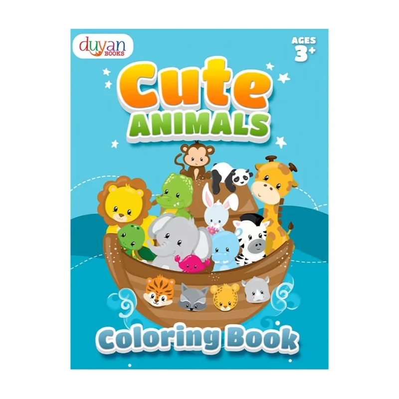 Cute Animals Coloring Book - Trade Paperback - Activity Books for Kids